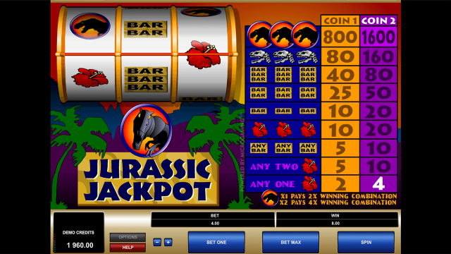 Бонусная игра Jurassic Jackpot 10