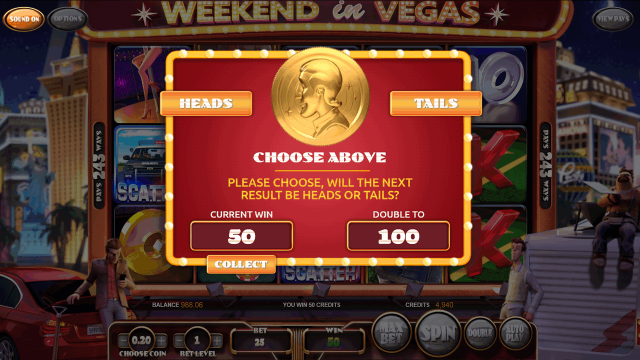 Игровой интерфейс Weekend In Vegas 6