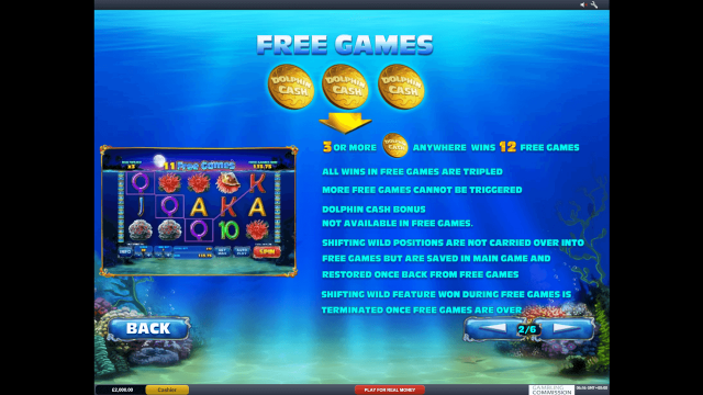 Бонусная игра Dolphin Cash 2