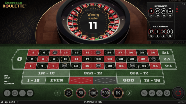 Бонусная игра European Roulette 9