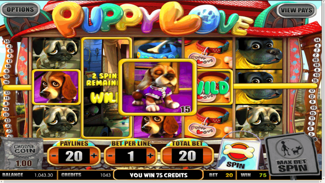 Игровой интерфейс Puppy Love 9