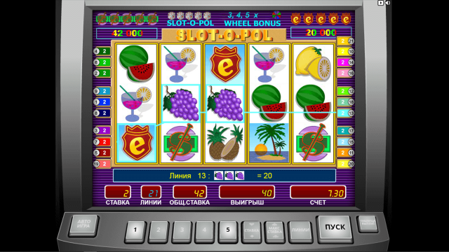 Бонусная игра Slot-O-Pol 9